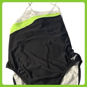 New W/Tags‎ Speedo Multicolored One Piece Swimsuit Size 14